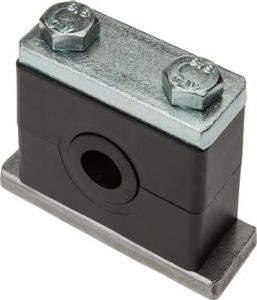 Rohrschellen mit Elastomereinsatz - schwere Baureihe, DIN 3015 T2