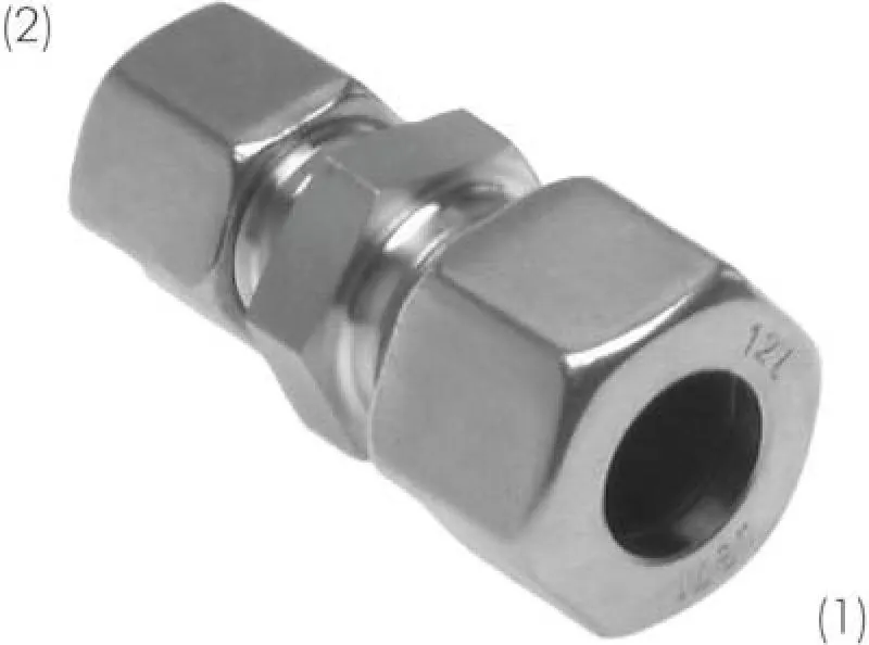 Gerade Reduzierverschraubungen, Edelstahl Klemmring 1.4571 (NC), alle Größen von www.pneumatikshop-online.de