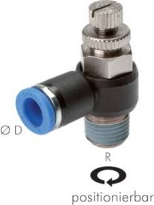Drosselrückschlagventile, Standard, alle Größen von www.pneumatikshop-online.de