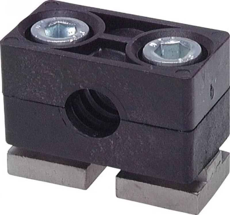 Hydac Edelstahl Rohrschelle schwere Baureihe DIN 3015 T2 für Hydraulik- und Pneumatikleitungen