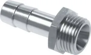 Gewindetüllen mit zylindrischem Gewinde - Innenkonus, Edelstahl 1.4571 bis 40 bar, Tülle. Schlauch, alle Größen