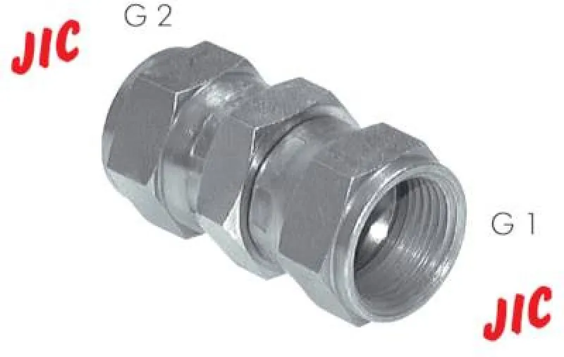 Gerade Verschraubungen Stahl verzinkt mit UNF-​Gewinde bis 310 bar, alle Größen von www.pneumatikshop-online.de