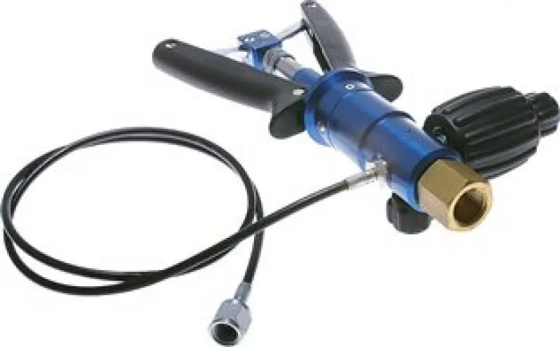 Pneumatische Hand-Prüfpumpe mit Referenzmanometer und Prüfschlauch