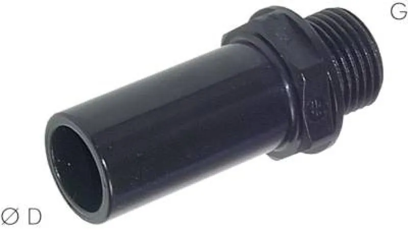 Steckanschluss-Einschraubtülle (G + R-Gewinde / metrischer Nippel) BIG, alle Größen von www.pneumatikshop-online.de