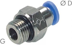 Steckverschraubungen selbstabsperrend, zylindrisches Gewinde, Standard, alle Größen von www.pneumatikshop-online.de