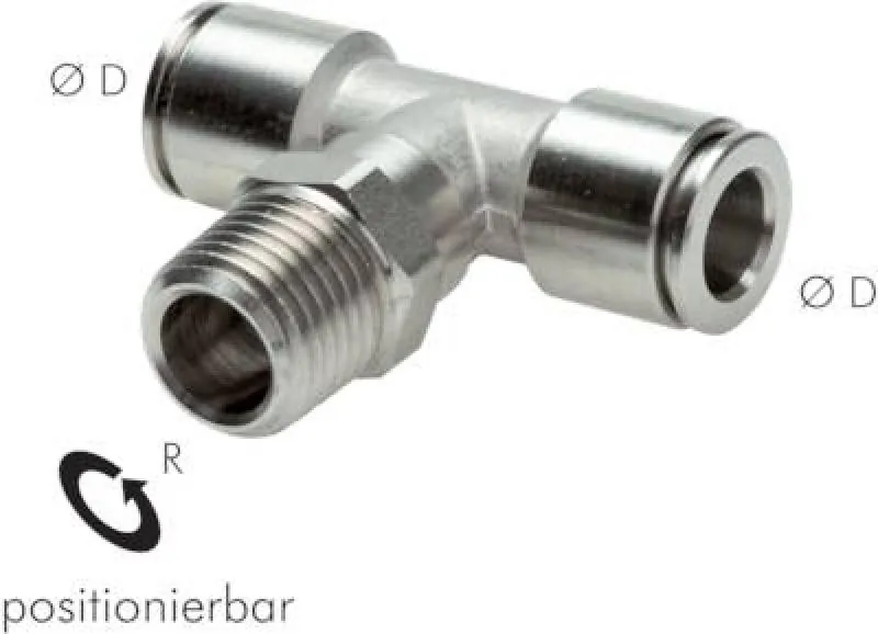 TE-Steckverschraubungen (positionierbar), Edelstahl, IQS, alle Größen, Lebensmittelecht von www.pneumatikshop-online.de