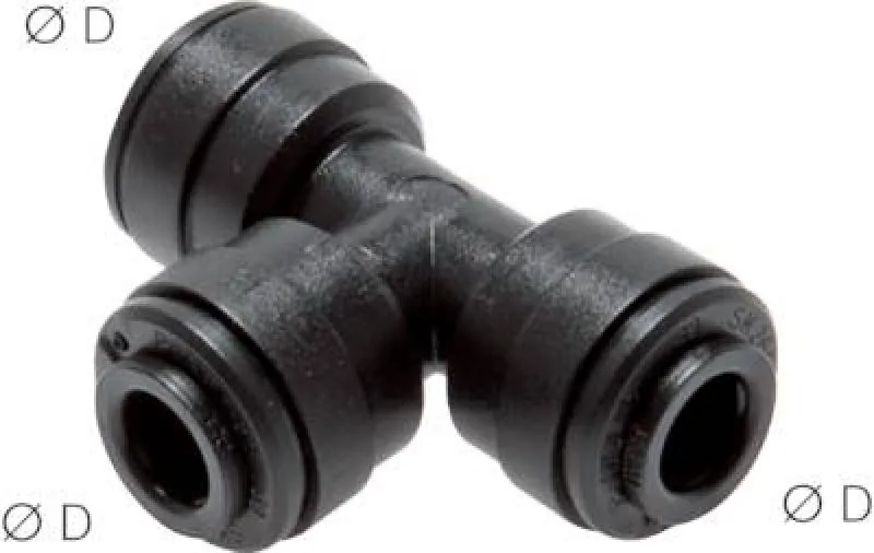 IQS T-Steckverbindungen FDA POM in verschiedenen Größen