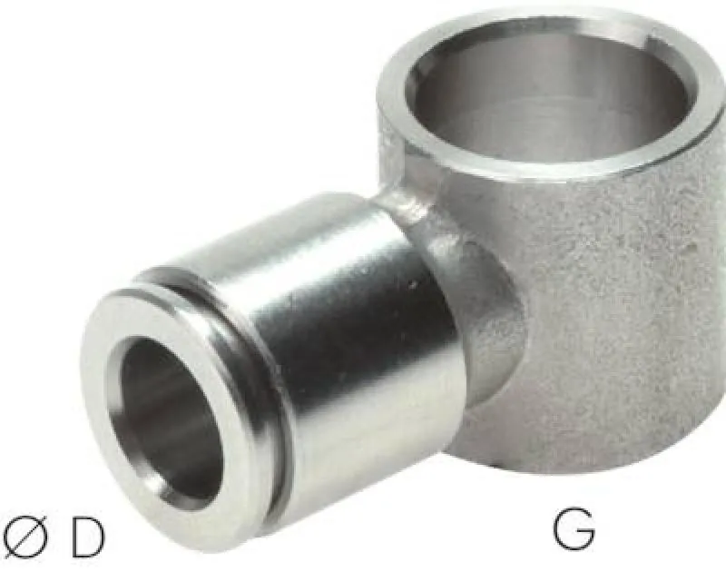 L-Ringstücke, Steckanschluss, Edelstahl, alle Größen von www.pneumatikshop-online.de