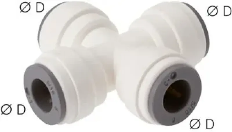 IQS Kreuzsteckverbindungen LE Zoll-Schlauch in verschiedenen Größen