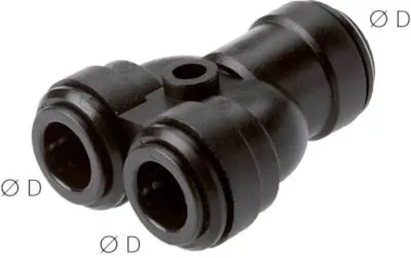 IQS Y-Steckverbindungen FDA POM in verschiedenen Größen