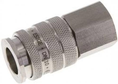 Kupplungsdosen mit Innengewinde, NW 10, Edelstahl 1.4305, alle Größen