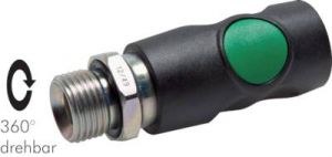 Sicherheits-Druckknopfkupplungsdosen mit Außengewinde, NW 7,2, Kunststoff, alle Größen von www.pneumatikshop-online.de