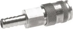 Kupplungsdosen mit Schlauchtülle, Kugelverriegelung, Edelstahl, NW 7,2, Kupplung, Dose, Kupplungsdose, Tülle, alle Größen Kupplungsdosen mit Schlauchtülle, Kugelverriegelung, Edelstahl, NW 7,2, Kupplung, Dose, Kupplungsdose, Tülle, alle Größen