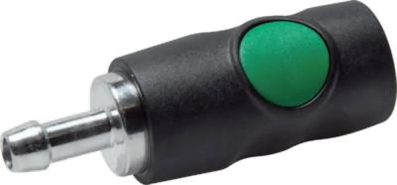 Sicherheits-Druckknopfkupplungsdosen mit Schlauchtülle, NW 7,2, Kunststoff, alle Größen von www.pneumatikshop-online.de