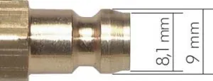 Kupplungsdosen Edelstahl 1.4305, 45° Winkel, Schlauchtülle MIT ENTRIEGELUNG, DN 6 (9 mm Zapfen), Temperierkupplung, GSP, kompatibel zu Hasco,alle Größen,Parker, Hydraulik, Mineralöl, Luft, Wasser, Schmieröl, Schlauch, Druckschlauch, Pneumatik