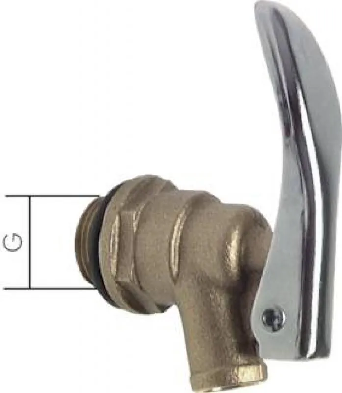 Fasshahn selbstschließend Messing alle Größen