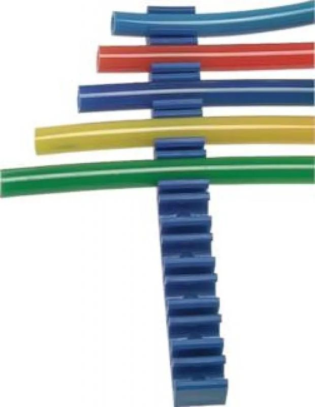 10 Stück Schlauchklemmleisten alle Größen für sichere Schlauchführung