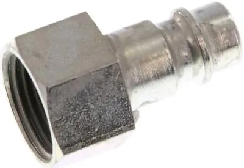 Kupplungsstecker NW 7,2 aus massivem, gehärtetem Stahl mit Innengewinde