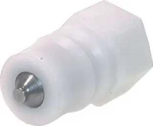 Hydraulik-Kupplungen für Maschinenbau aus POM mit Innengewinde , ISO 7241-1 B, Kupplung, Hydraulikkupplung, Kunststoffkupplung, alle Größen