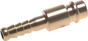 Kupplungsstecker mit Schlauchtülle, NW 7,2, Messing, alle Größen von www.pneumatikshop-online.de