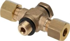 T-Schwenkverschraubungen Messing, Klemmringverschraubung, alle Größen, Klemmring, Luft, Pneumatik, Rohr T-Schwenkverschraubungen Messing, Klemmringverschraubung, alle Größen, Klemmring, Luft, Pneumatik, Rohr