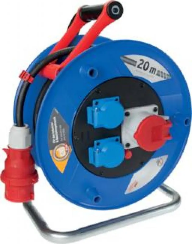 Kabeltrommeln IP 44 BGI 608 | Für Innen- & Außenanwendungen, Baustellen-konform