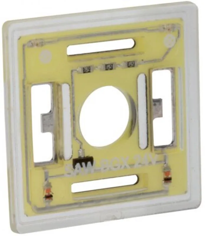 Leuchtende Dichtungen für Normstecker von Magnetspulen