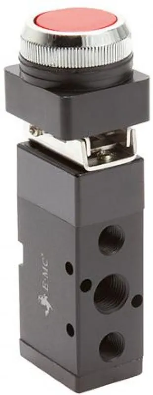 5/2-Wege Tasterventile & Drehschalter Ø 30,5 – Baureihe VM von E-MC