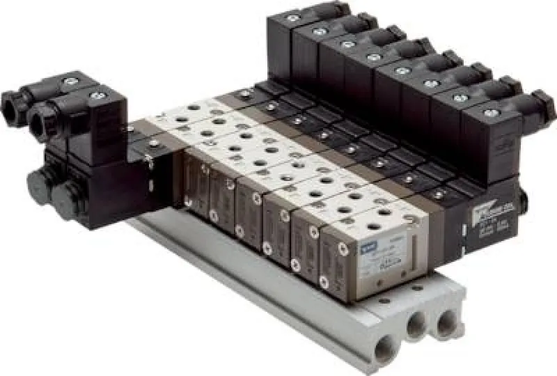 Mehrfachanschlussplatten YPC für SF1000 5/2- & 5/3-Wege Magnetventile