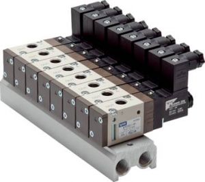 Mehrfachanschlussplatten für Magnetventile Baureihe SF2000 YPC, alle Größen