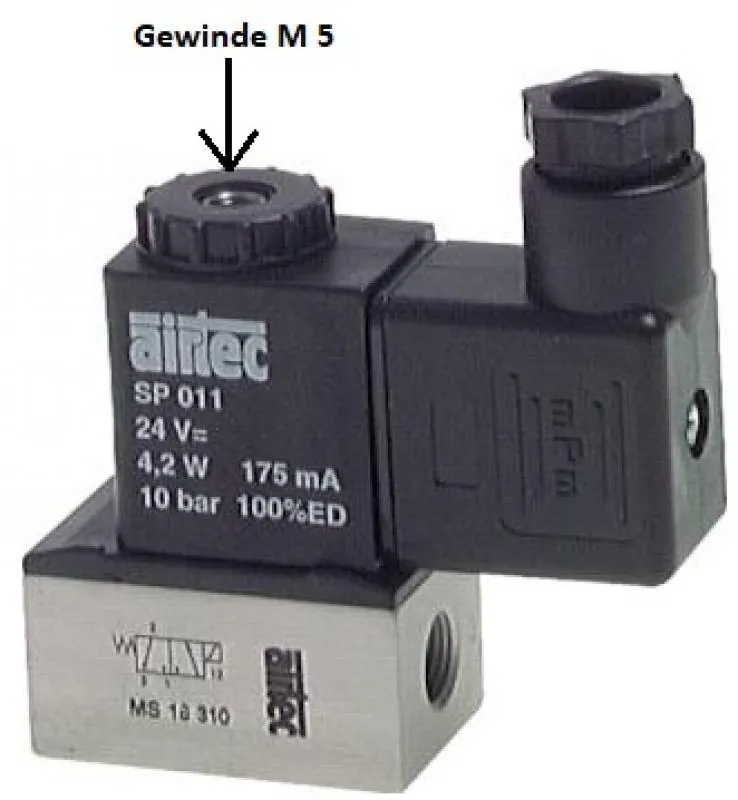 3/2-Wege Magnetventile direktbetätigt NC – AIRTEC Baureihe MS