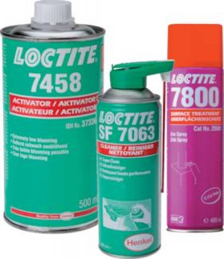 Oberflächenvorbereitung, Loctite 7239, 7240, 7458, 7800