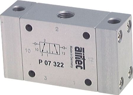 3/2-Wege Pneumatikimpulsventile mit Differenzkolben, Baureihe P
