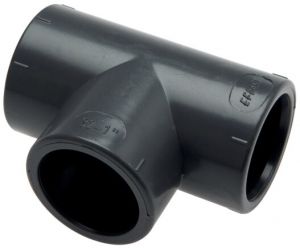 T-​Stücke mit Klebemuffen PVC-U PN 16, alle Größen von www.pneumatikshop-online.de