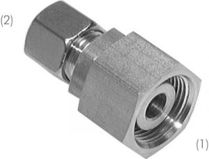 Reduziereinsätze mit Dichtkegel & O-Ring, Edelstahl 1.4571, alle Größen von www.pneumatikshop-online.de