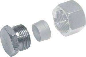 Verschlussverschraubungen für Schneidringverschraubungen, Edelstahl 1.4571, alle Größen von www.pneumatikshop-online.de