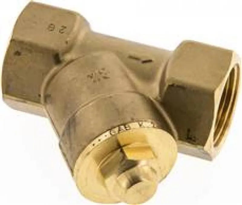 Schrägsitzrückschlagventile – Messing, ähnlich DIN 3502, 10 bar, alle Größen