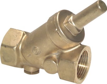 Schrägsitzrückschlagventile Messing, DIN 3502, 16 bar, alle Größen