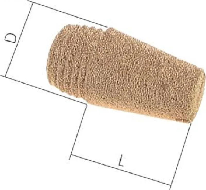 Schalldämpfer Sinterbronze – gesintertes Gewinde & Schlitz, geräuscharm und langlebig