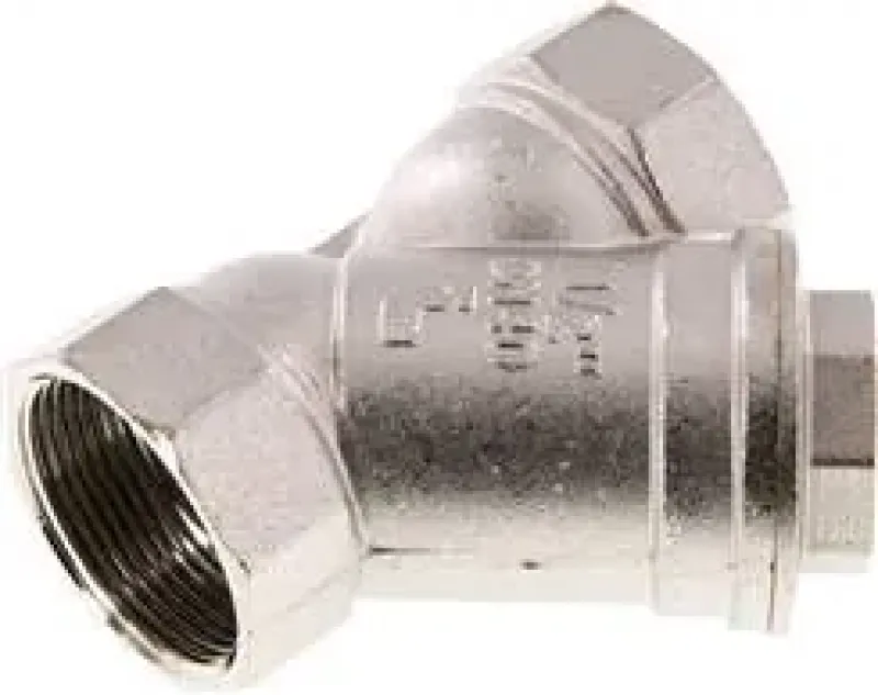 Schmutzfänger, Messing vernickelt, PN 20, alle Größen