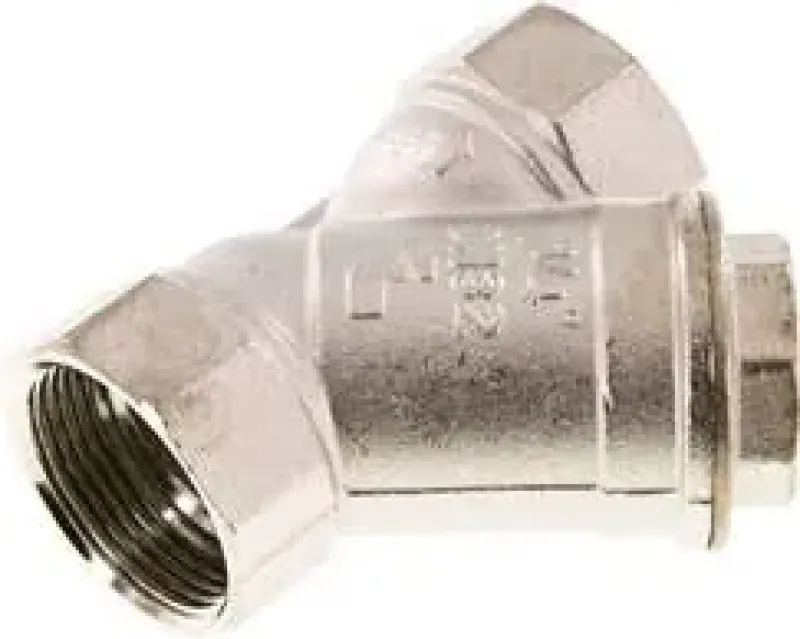 Schmutzfänger, Messing vernickelt, PN 20, alle Größen