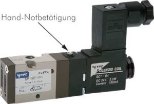 3/2-​Wege-Magnetventil Federrückstellung M5 Baureihe SF1000 YPC, alle Typen
