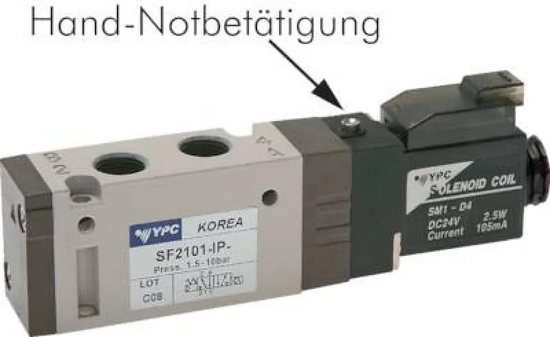 5/2-Wege Magnetventile G 1/8" YPC – SF2000 Baureihe, alle Steuerspannungen