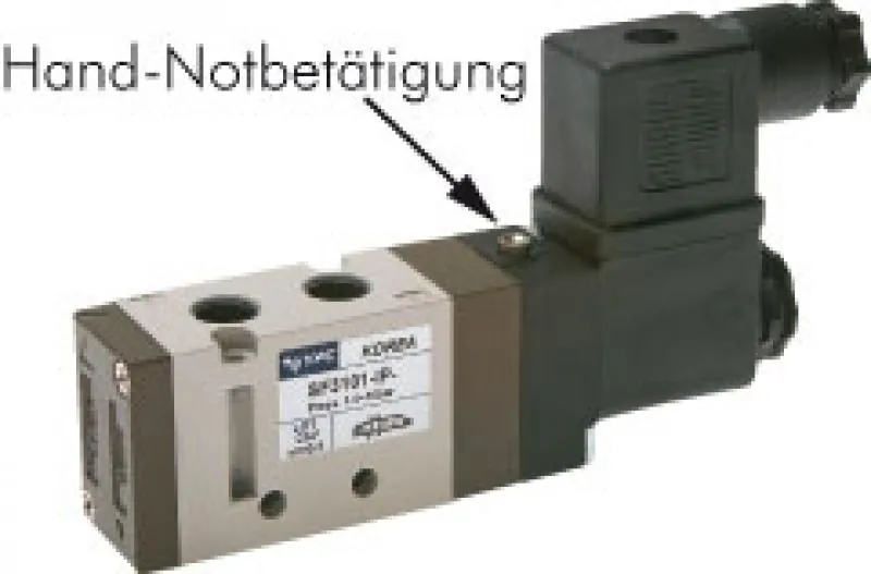 5/2-Wege Magnetventile G 1/8" YPC – SF3000 Baureihe, alle Steuerspannungen