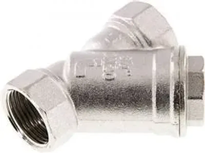 Schmutzfänger, Messing vernickelt, PN 20, alle Größen