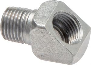 Reduziernippel Stahl verzinkt Winkel 45° mit R-Gewinde / metrischem Gewinde bis 100 bar, alle Größen von www.pneumatikshop-online.de