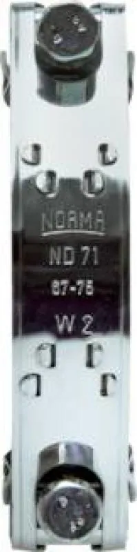 Robuste 2-teilige NORMA Gelenkbolzenschellen Edelstahl 1.4016 für Industrie