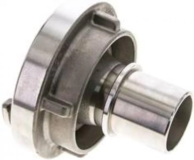 Storz-Kupplungen Schlauchstutzen Schaleneinband Edelstahl 1.4581