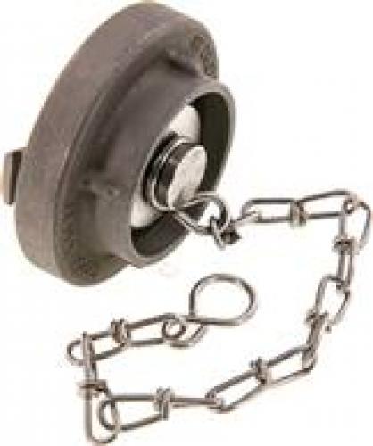 Storz-Blindkupplungen mit Kette, Edelstahl 1.4581, alle Größen