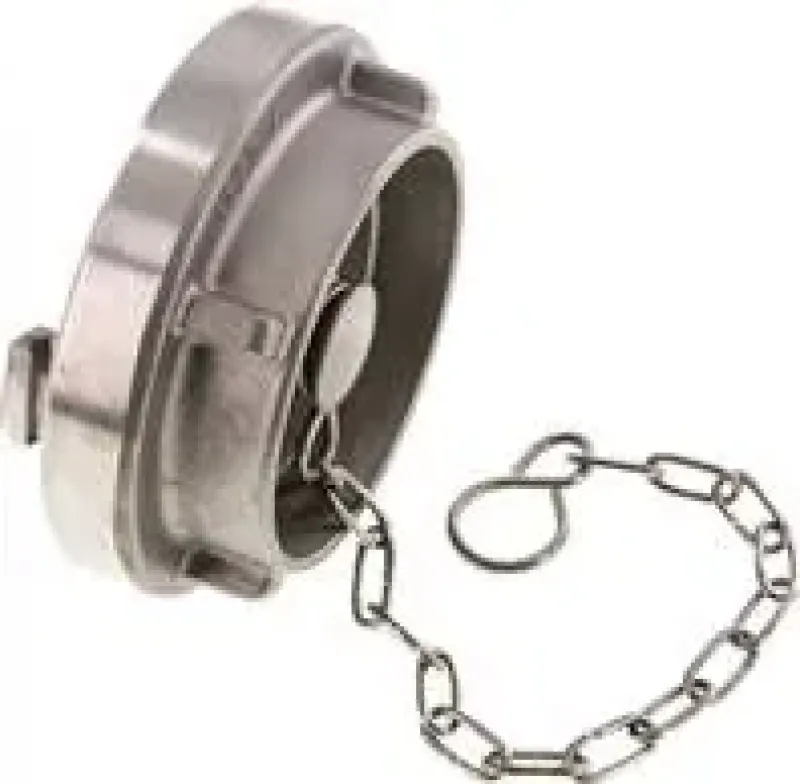 Storz-Blindkupplungen mit Kette Edelstahl 1.4581